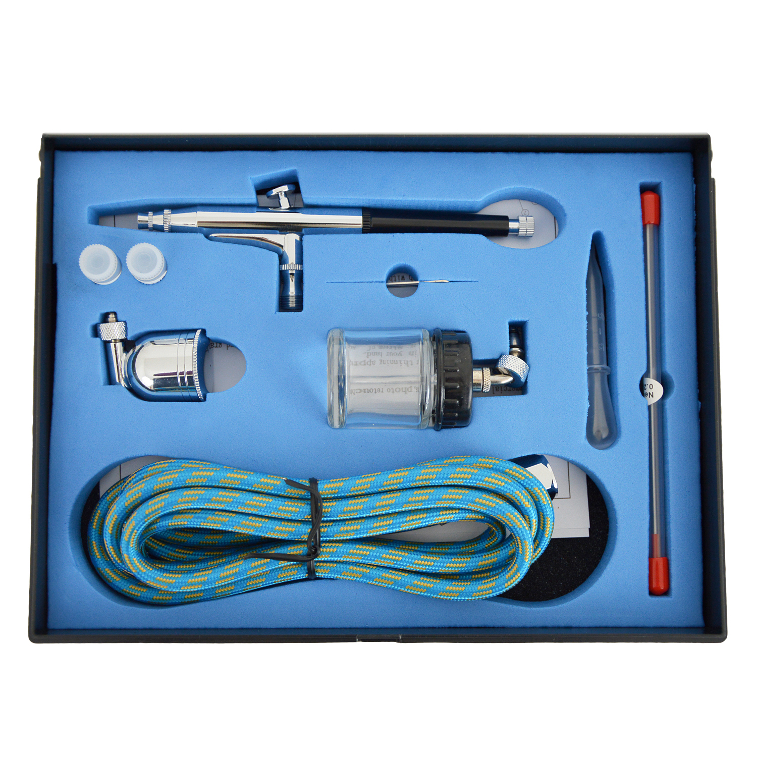 Universal - Airbrushpistole Profi-AirBrush Double-Action-Gun 134s mit Druckluftschlauch