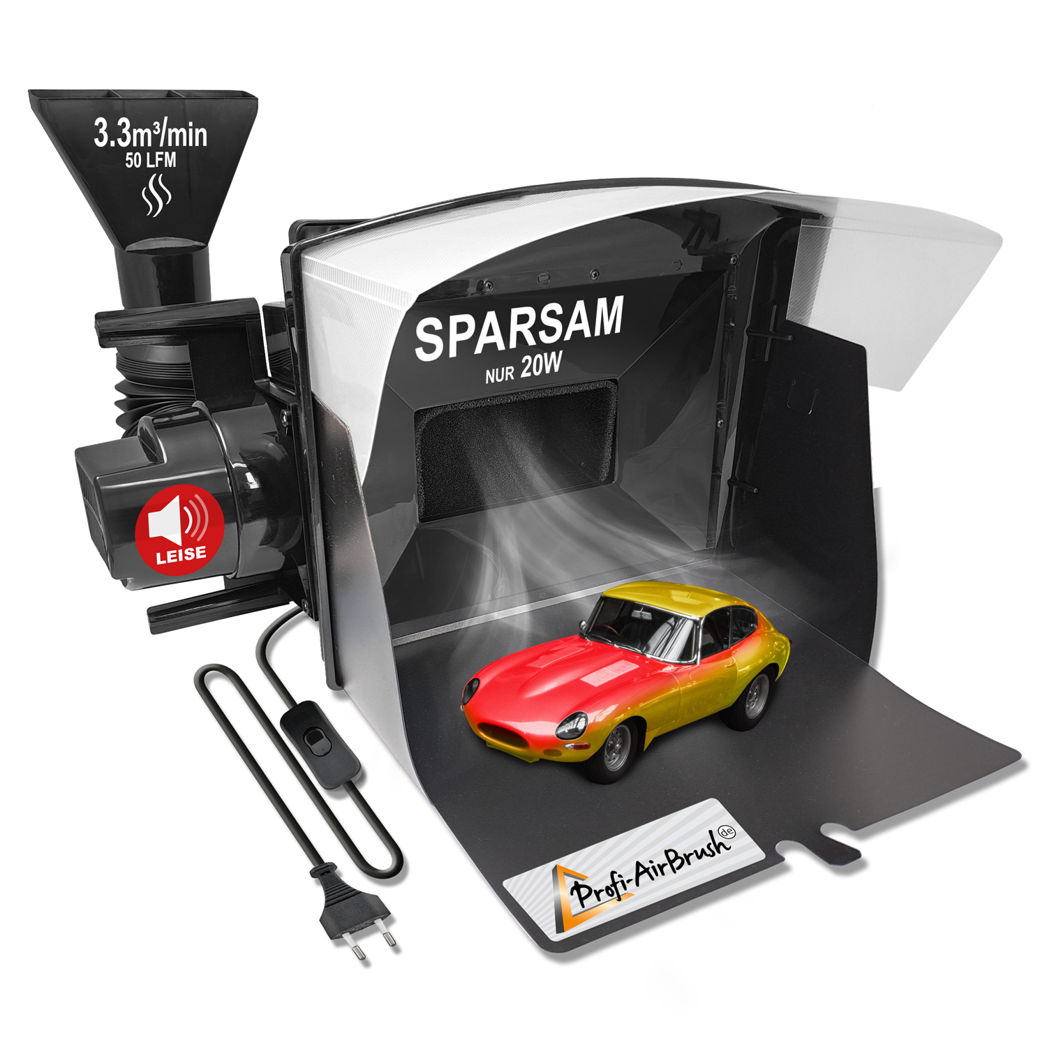 Airbrush Absauganlage für Farbnebel HOBBY 1