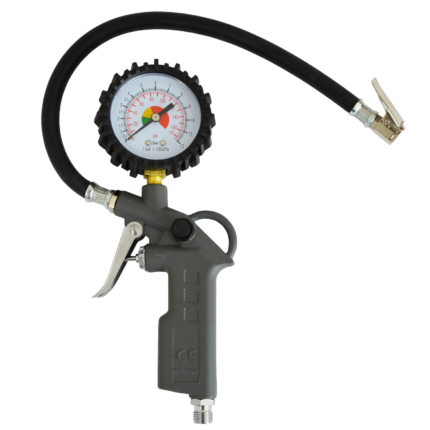 Reifenfüllpistolen-Set mit Manometer Luftpistole-/Schlauch-Set